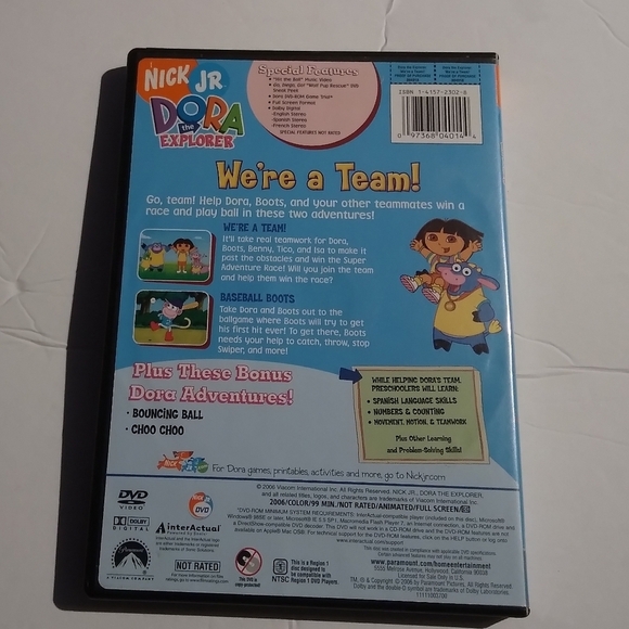 Dora The Explorer Nick Jr Lot of 4 DVD"s - Picture 10 of 10